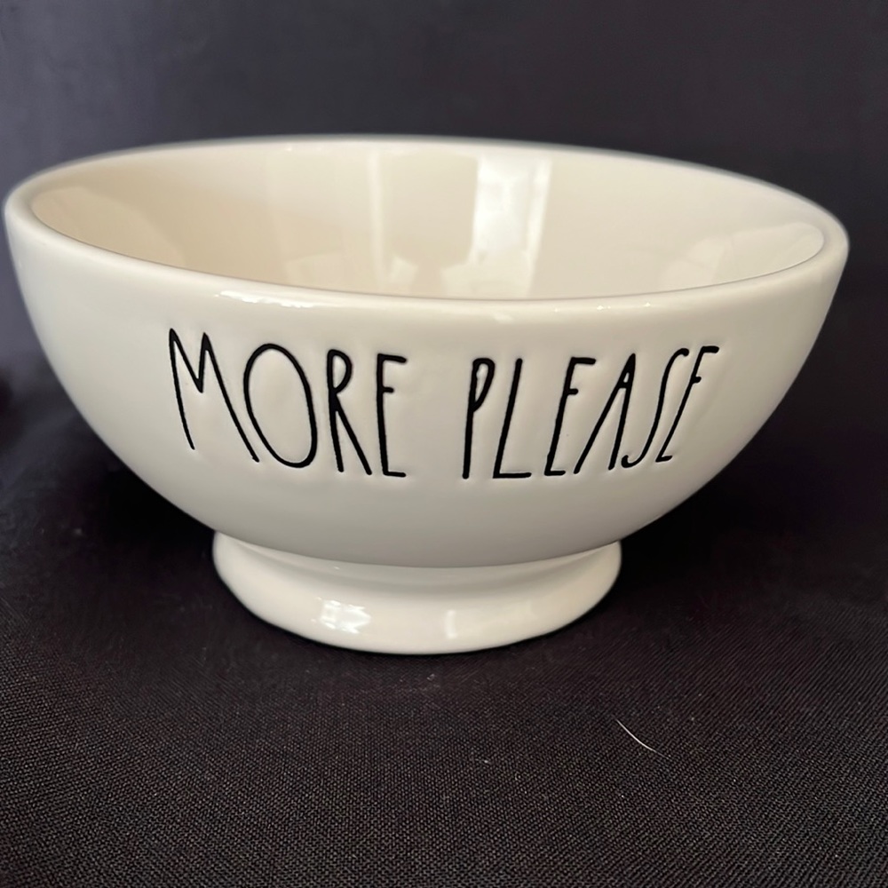 Rae Dunn "More Please" Bowl